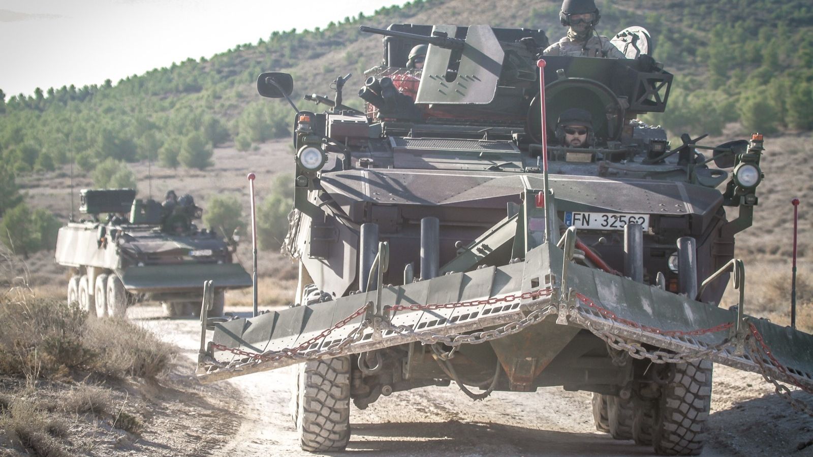 Imagen de archivo de los vehículos del TEAR.