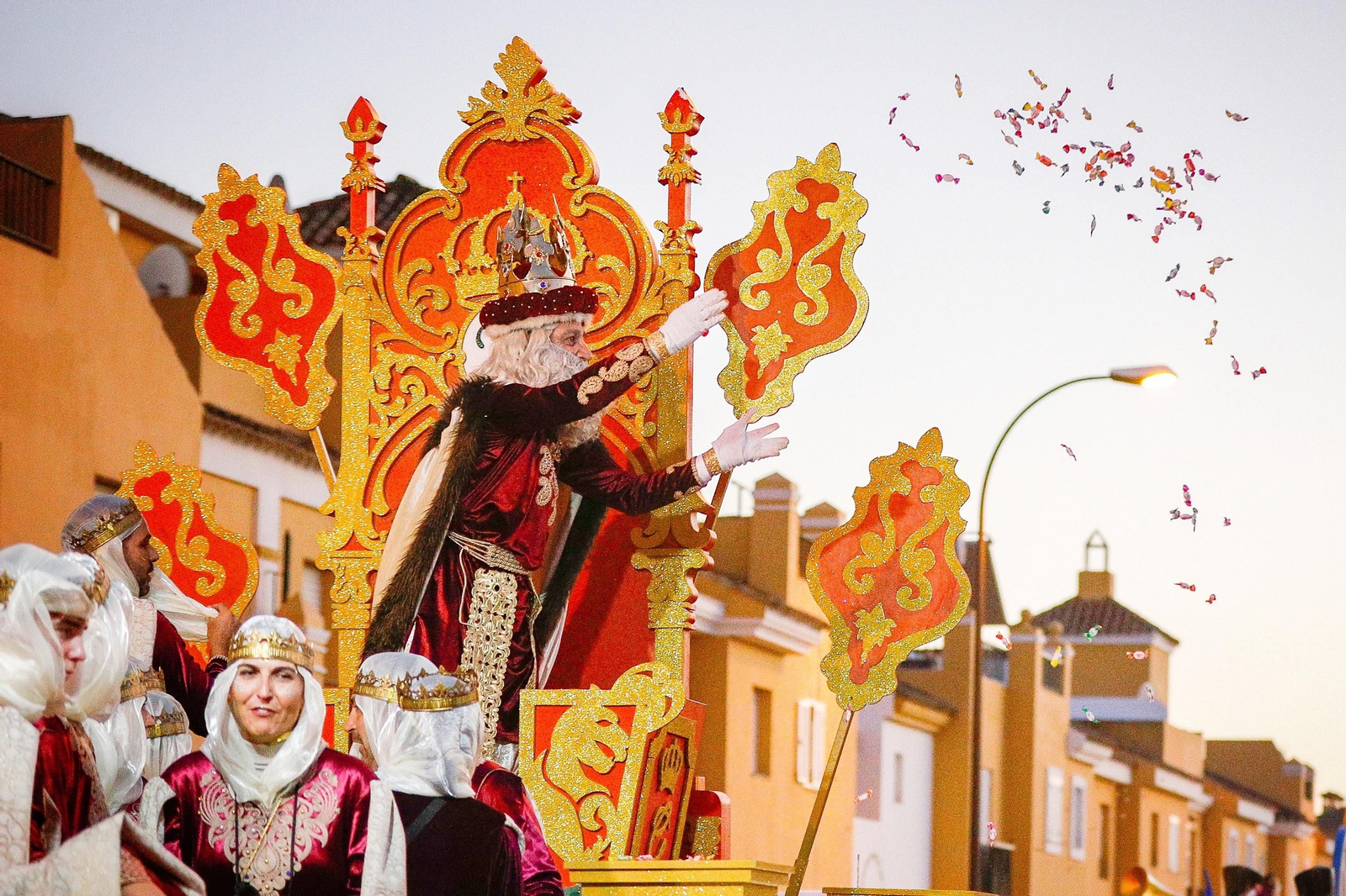 Las imágenes de los Magos de Oriente en San Fernando