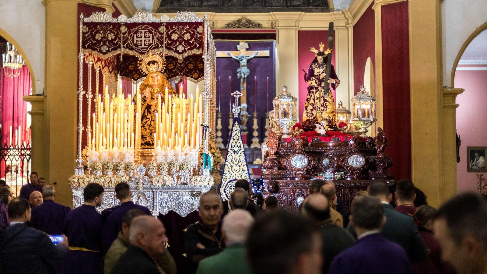 Los titulares de la hermandad del Nazareno en la pasada Semana Santa de 2024 Los titulares de la hermandad del Nazareno en la pasada Semana Santa de 2024