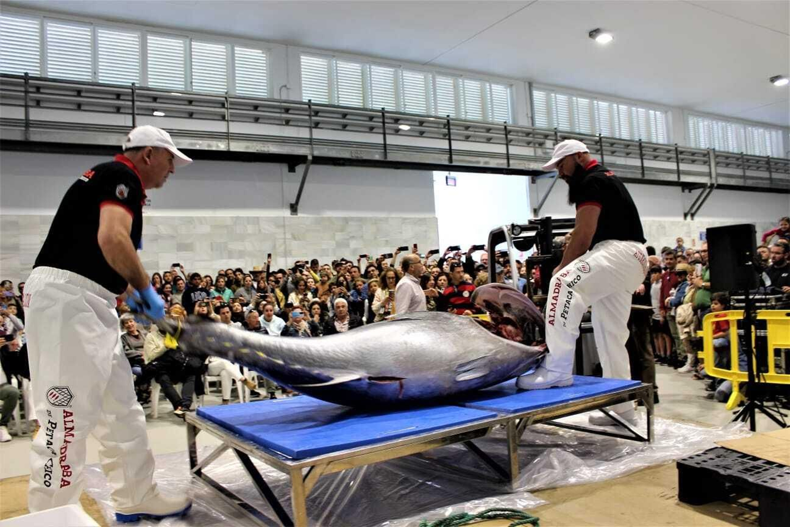 La Feria del Atún de Barbate 2024, en imágenes: ronqueo y showcooking entre tapas del mejor atún