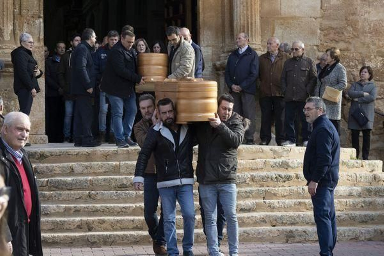 Imagen del funeral de las niñas asesinadas en Quintanar del Rey