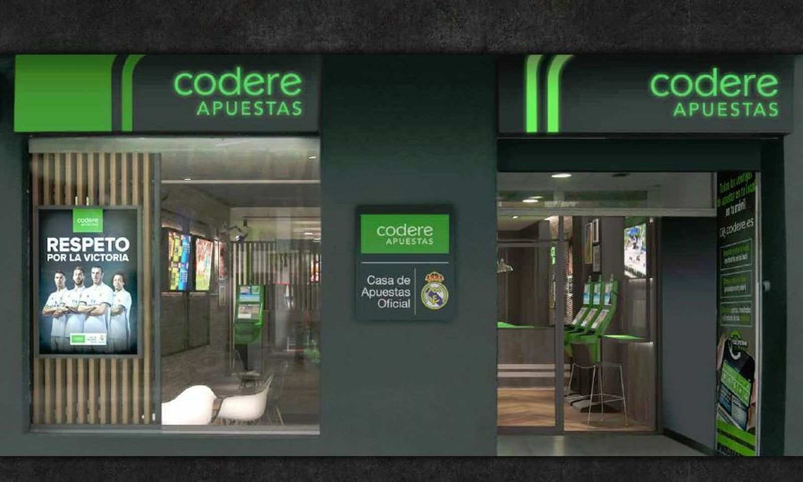 Fachada de uno de los establecimientos de Codere.