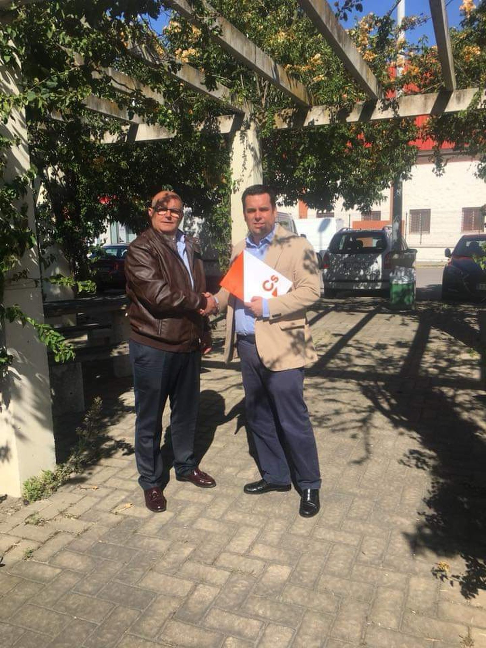 Enrique Valle y Curro Martínez, hoy en El Puerto.