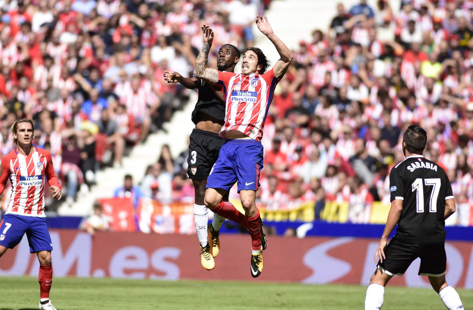 Imágenes del Atlético de Madrid- Sevilla FC