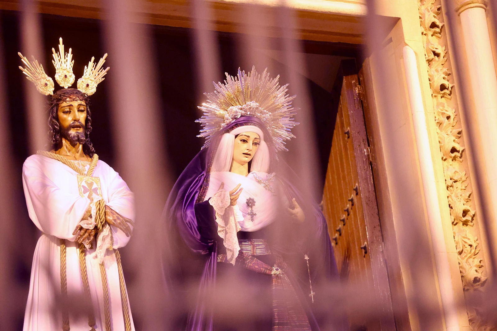 Las fotos del traslado del Cautivo el Sábado de Pasión en Málaga