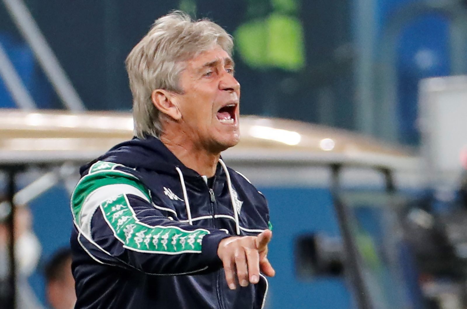Manuel Pellegrini, durante el partido ante el Zenit.