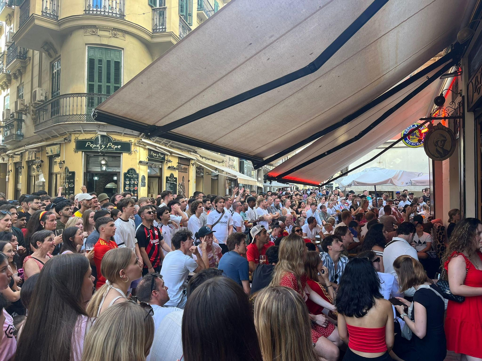 Así vivió Málaga el España - Alemania de la Eurocopa