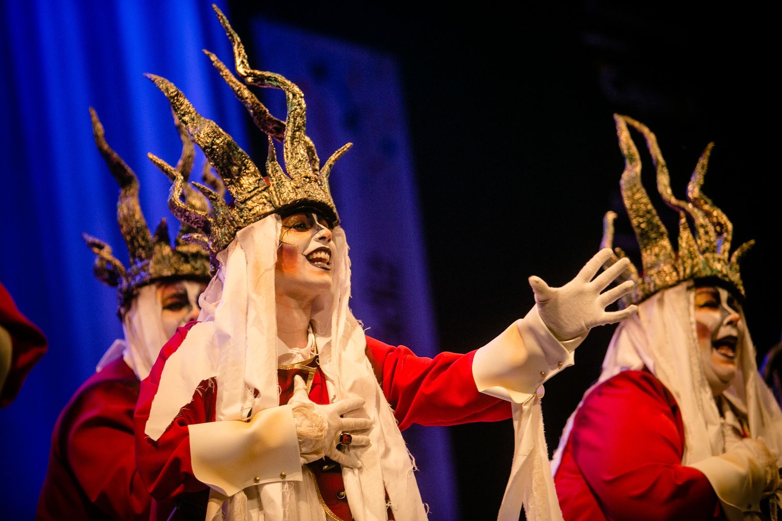 La comparsa "El último Dios"