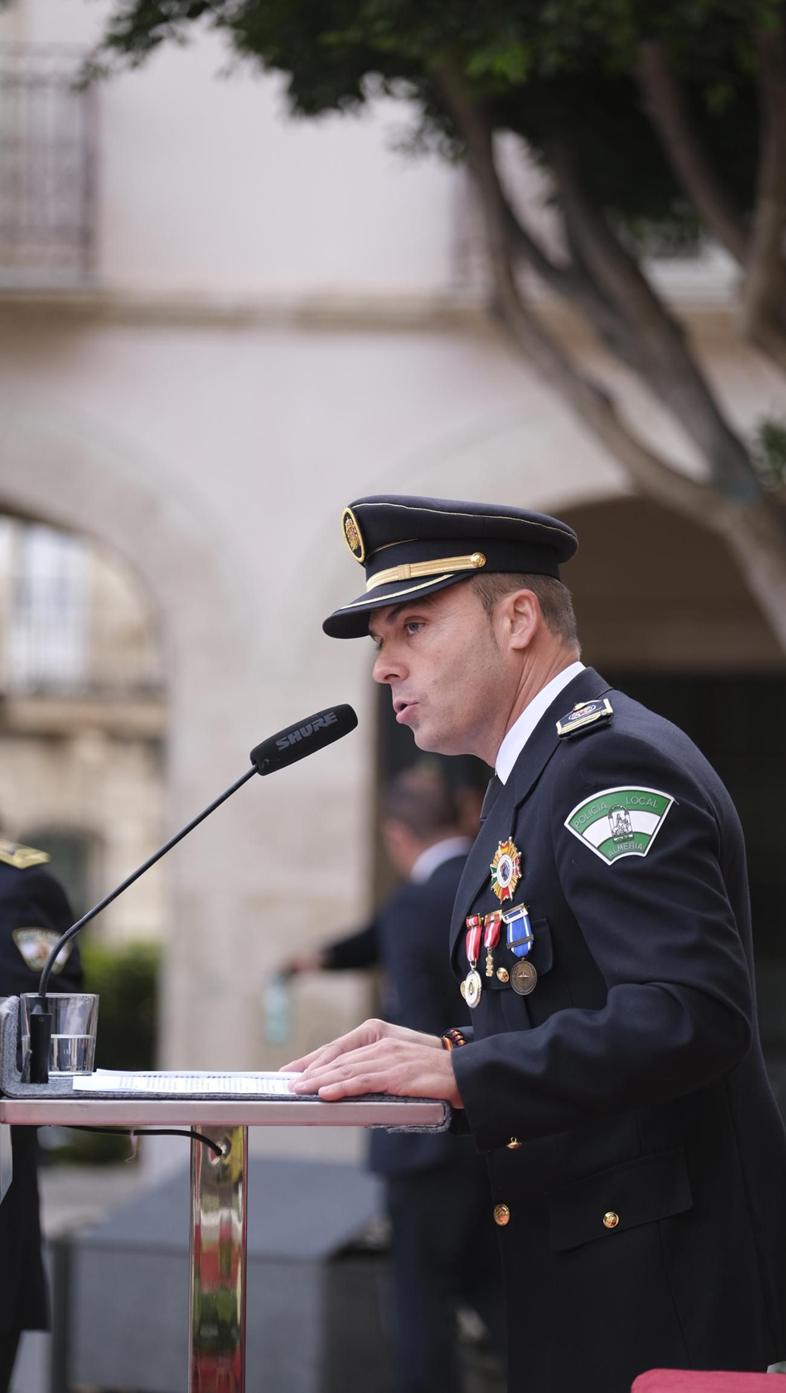La Policía Local de Almería celebra su patrón San Esteban, en imágenes