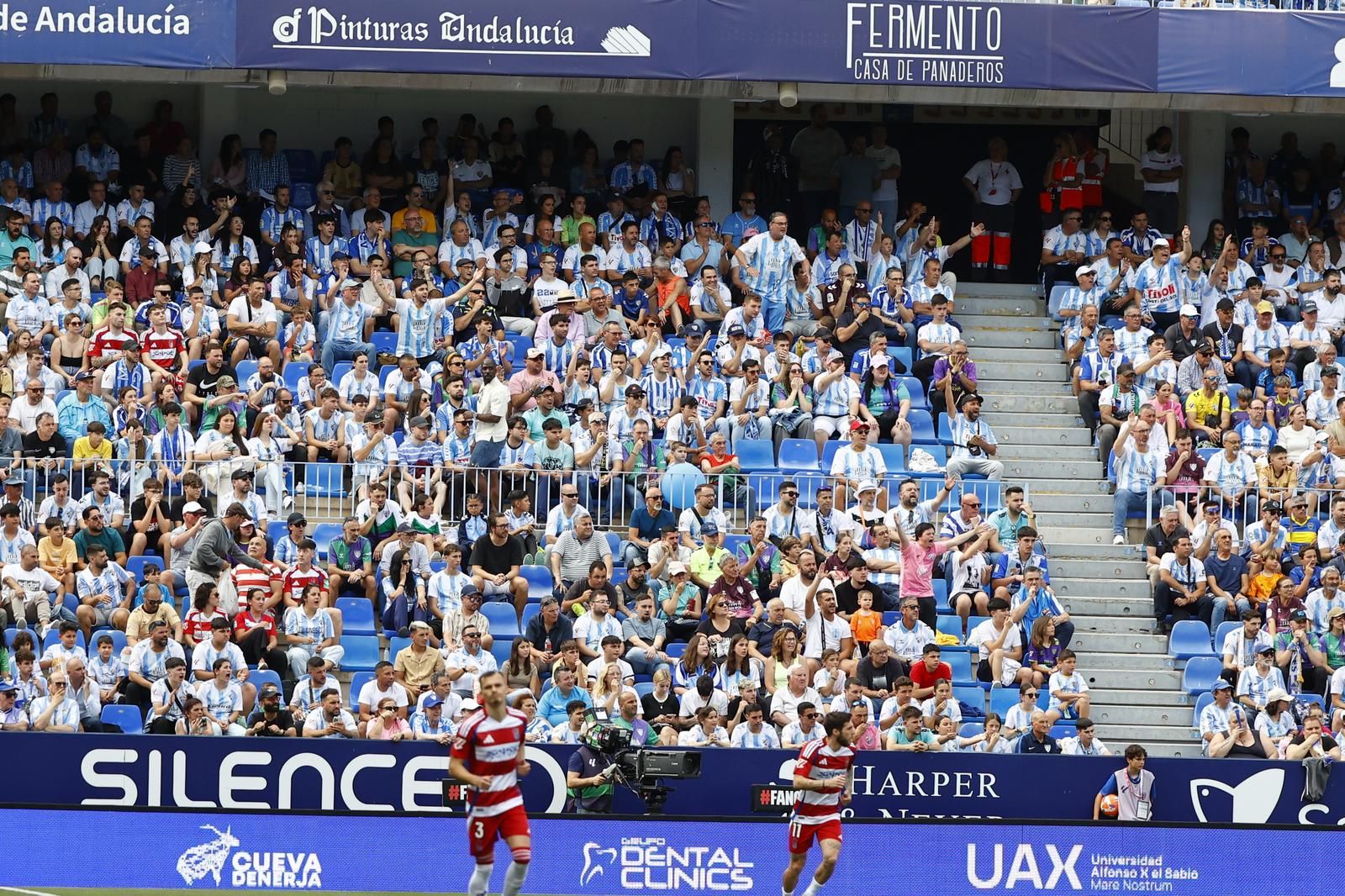 Búscate en el Málaga CF - Granada en las gradas de La Rosaleda