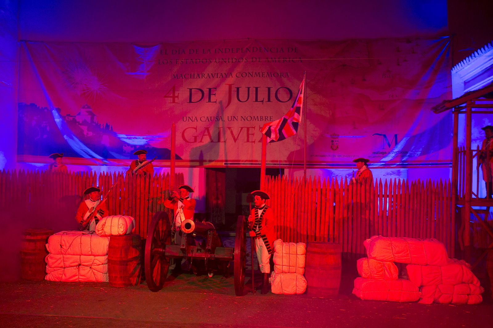 Las fotos de la Fiesta del 4 de julio y el homenaje a Bernardo de Gálvez en Macharaviaya