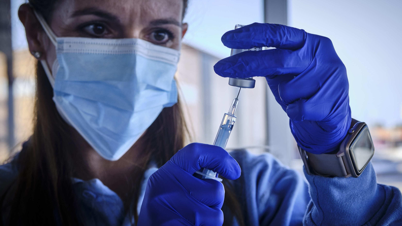 Proceso de vacunación en Cádiz.