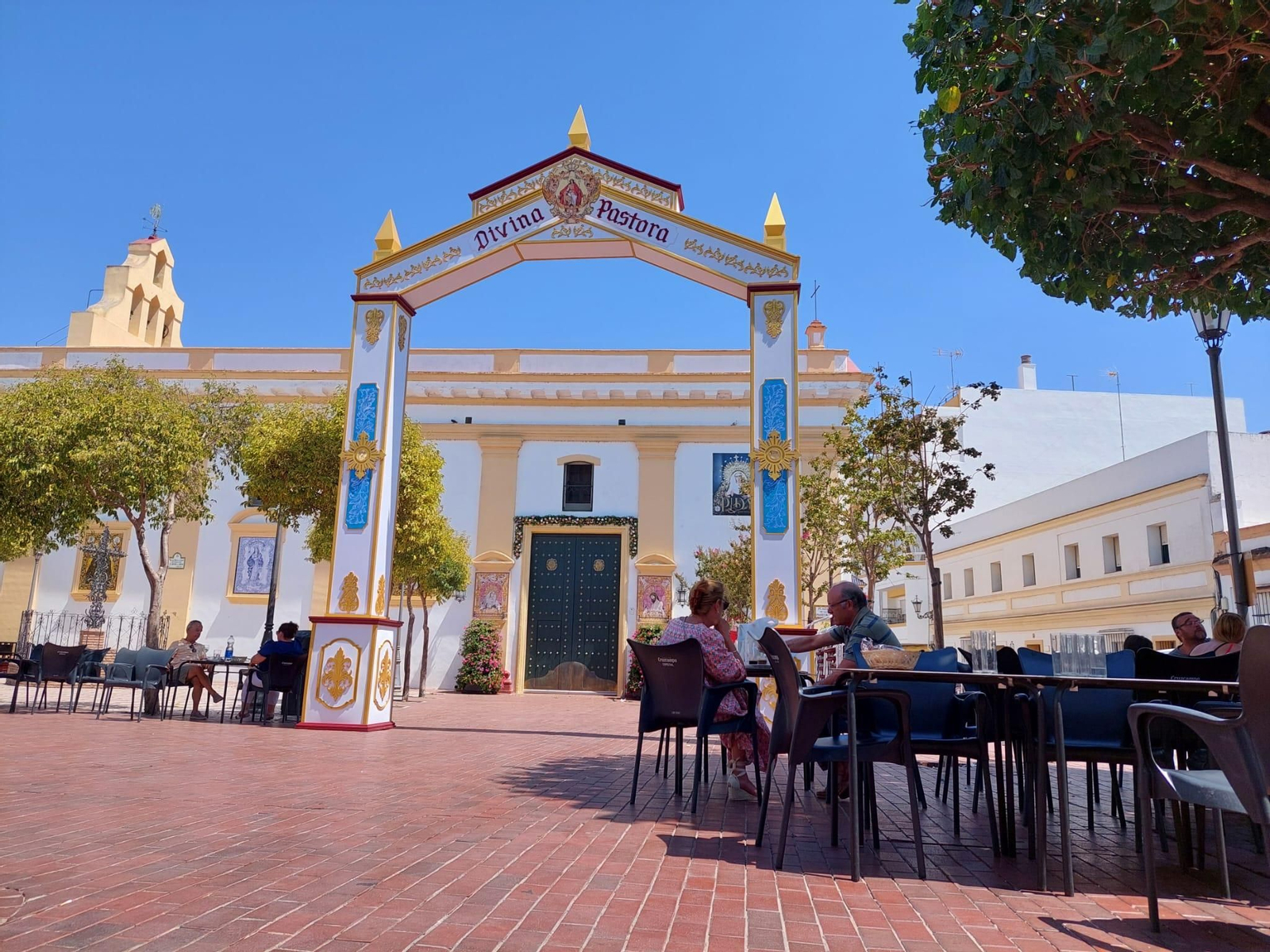 Imagen de la nueva estructura, que se levanta en la plaza de La Pastora.