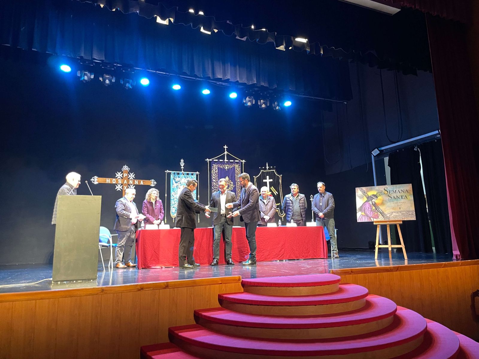 El pregonero de este año, José Luis López Uroz, tabernense de adopción.