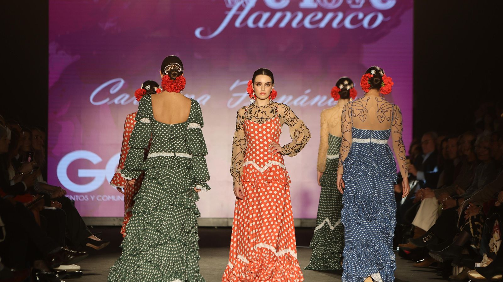 Diseños de Carmina Fernández, ganadora del Premio a la Creatividad de Flamentex.