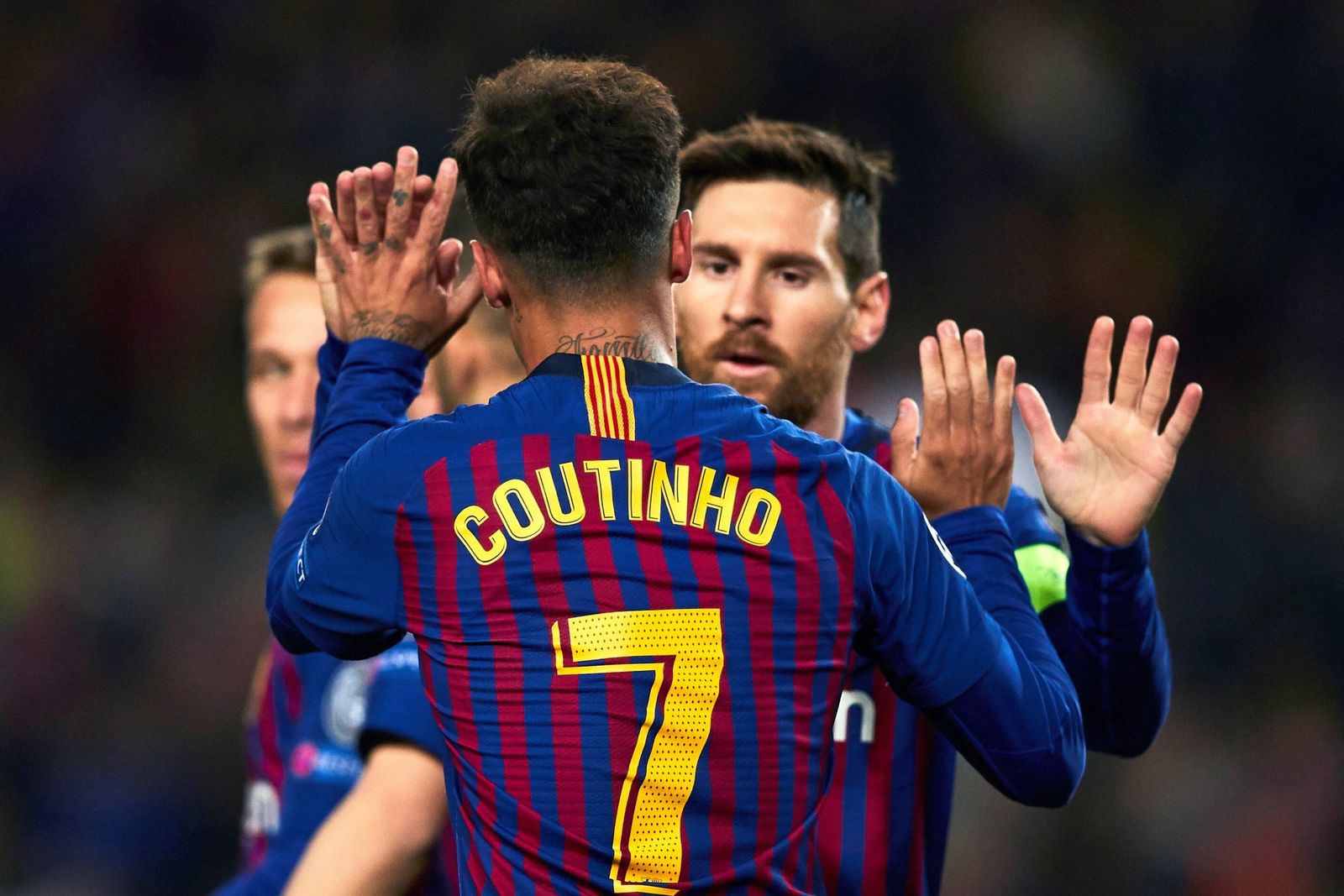 Las imágenes del Barcelona-Olympique de Lyon de Champions