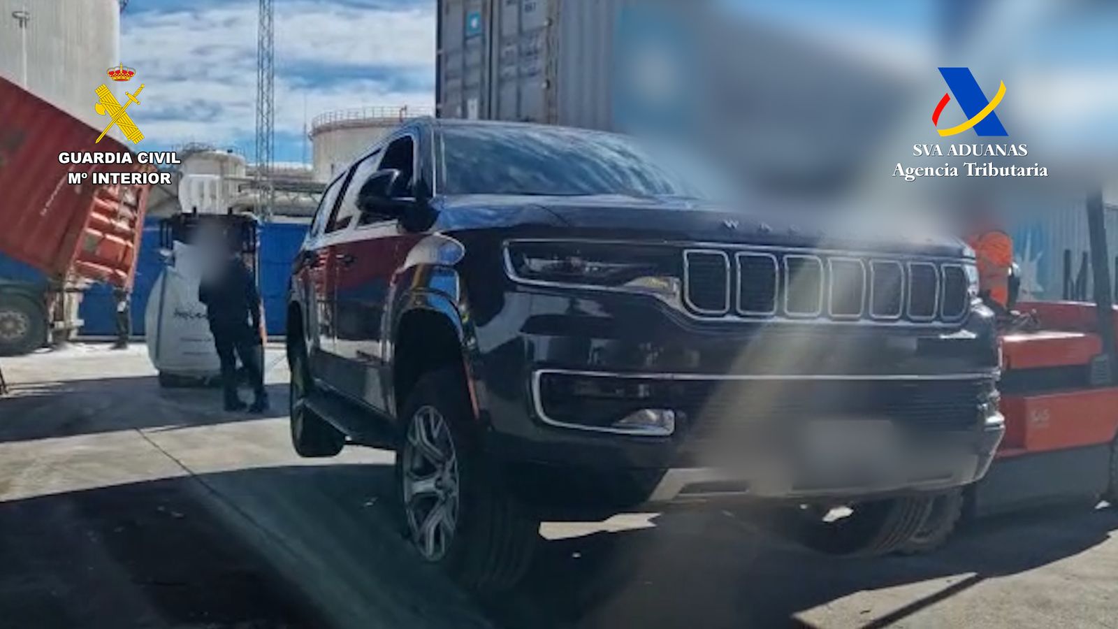 24 coches robados en EE.UU. camino de África, intervenidos en Algeciras