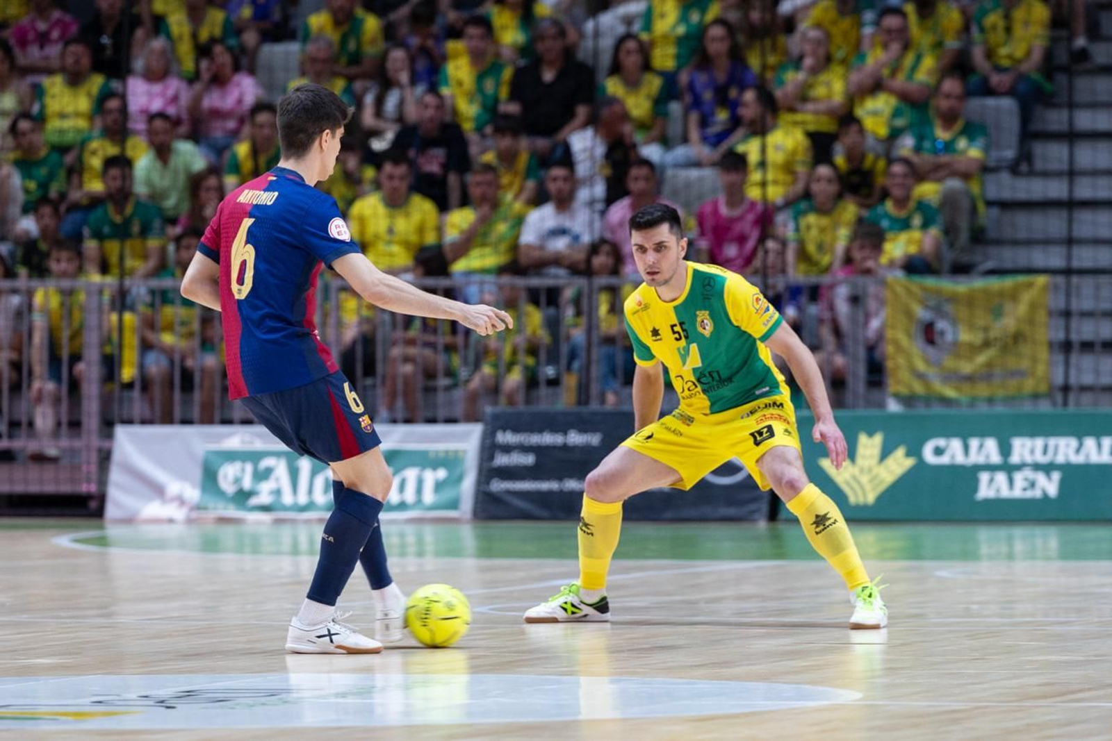 El triunfo del Barça ante el Jaén FS en el Olivo Arena