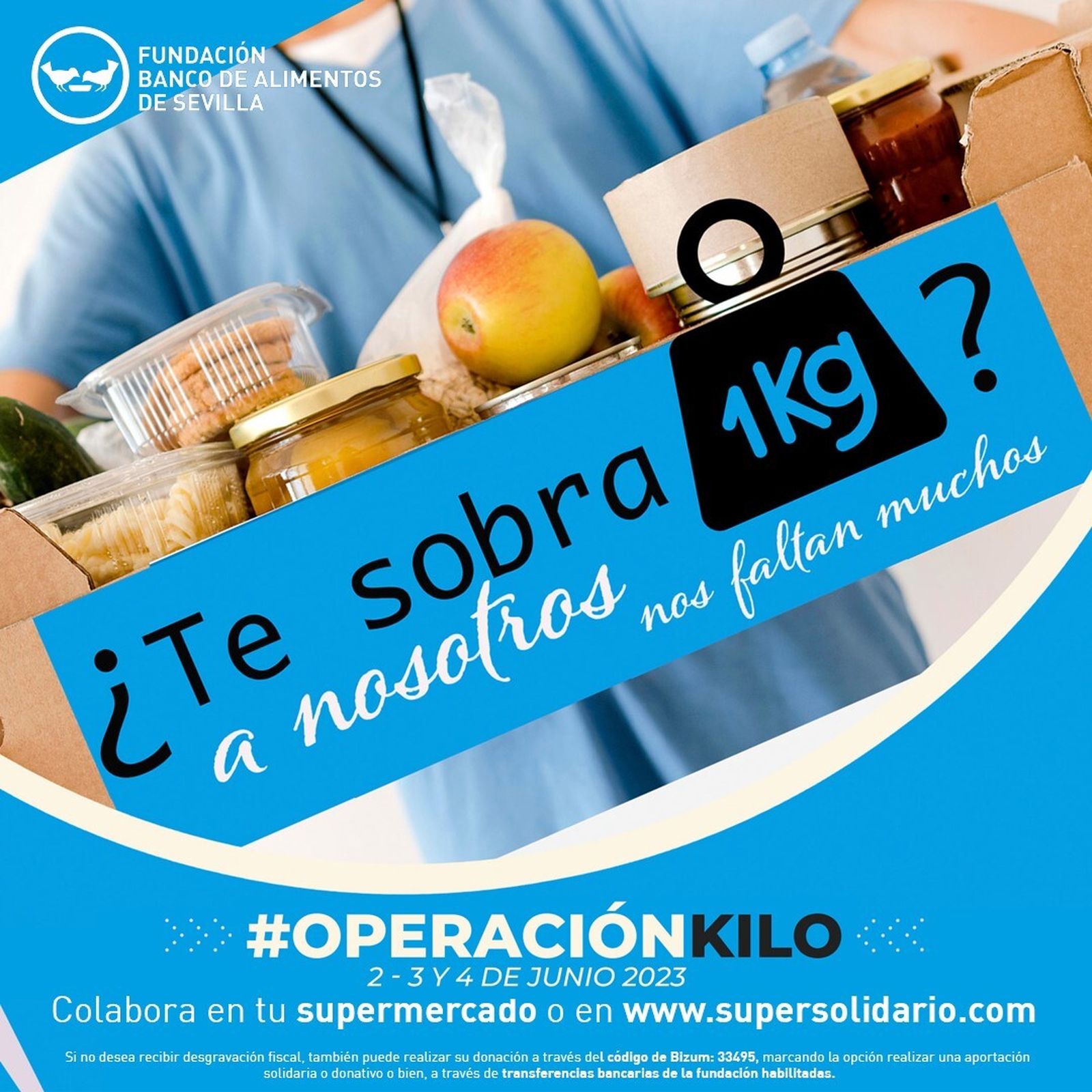Imagen de la campaña del Banco de Alimentos.