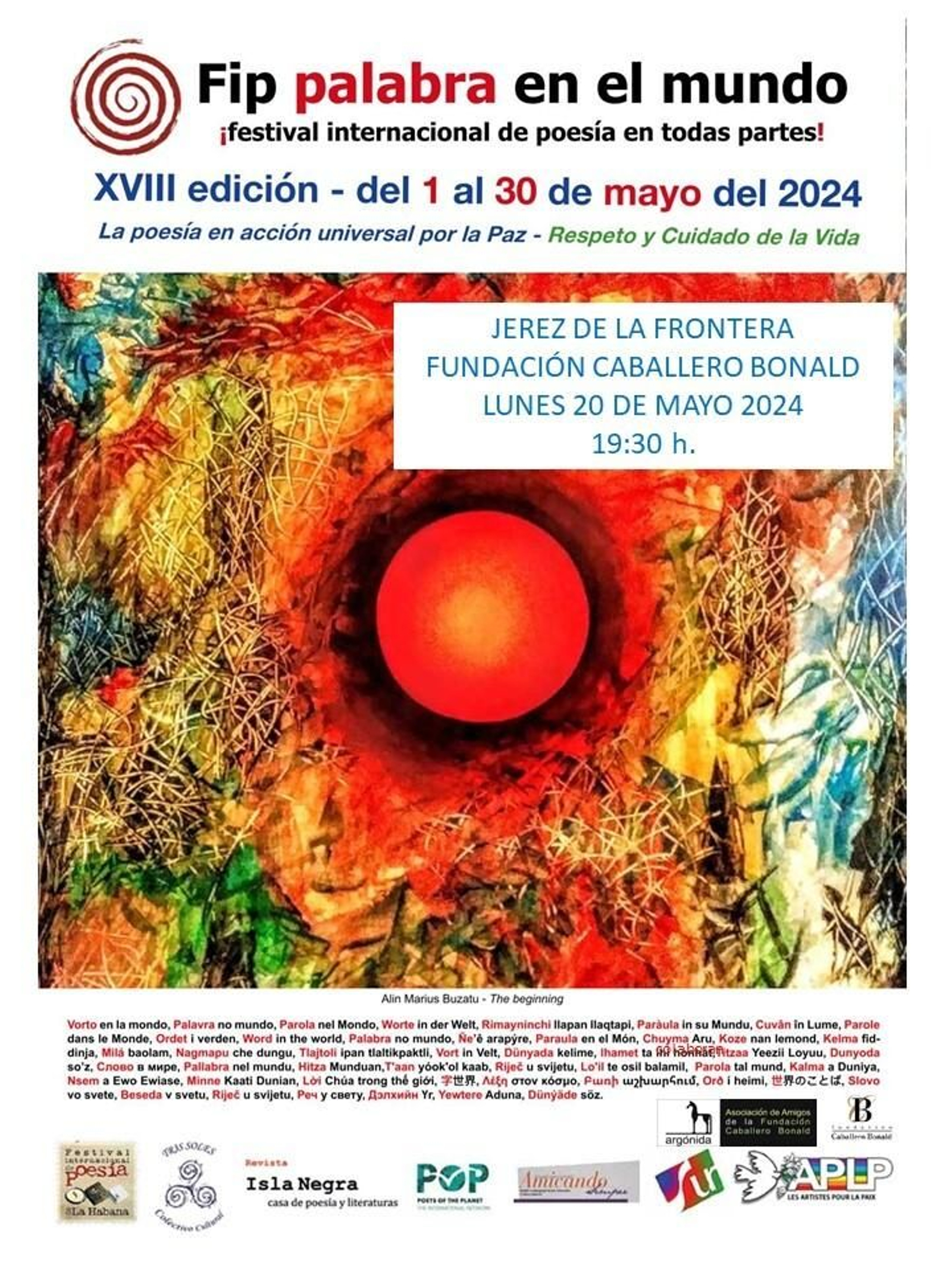 Lectura de poemas y textos por la paz