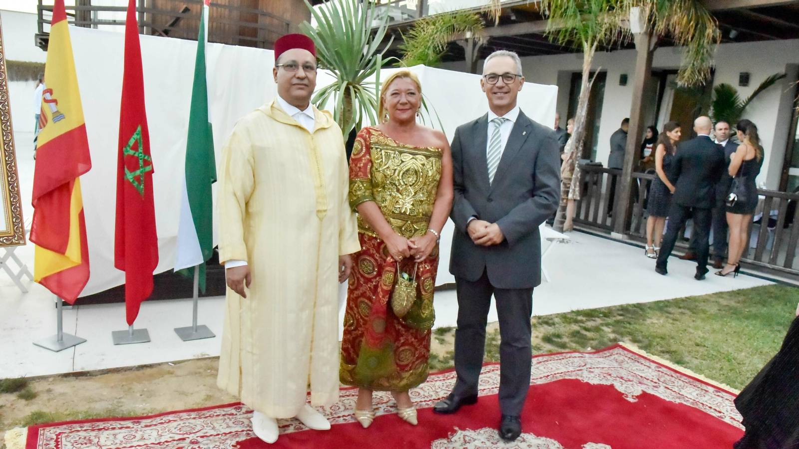 Recepcion del Consul de Marruecos por el 20 Aniversario llegada al trono Mohamed VI