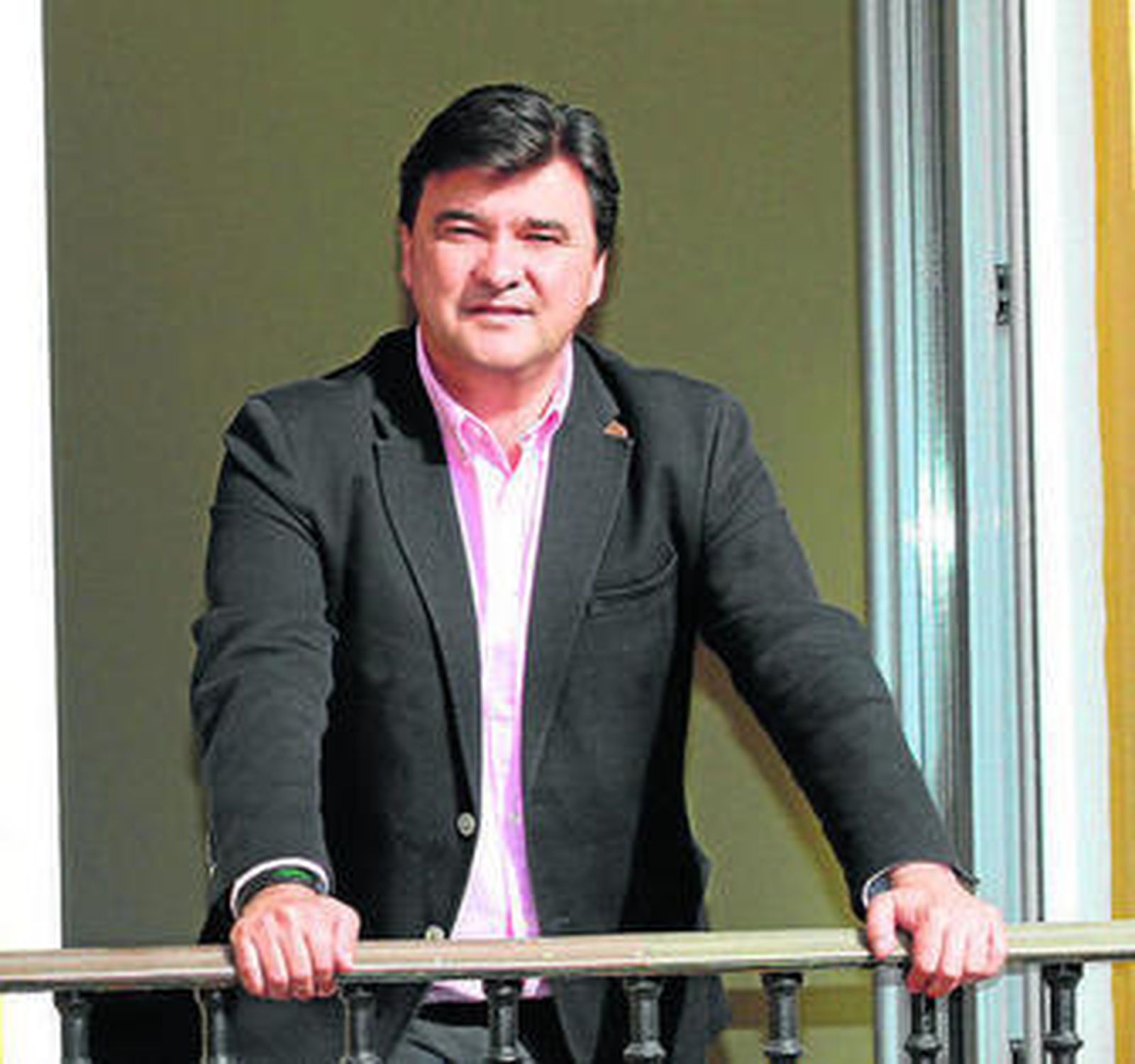 Gabriel Cruz, en el Ayuntamiento.