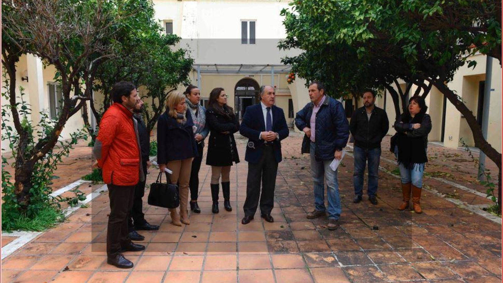 Una visita librada por el Alcalde en 2017 al antiguo hospital militar. Una visita librada por el Alcalde en 2017 al antiguo hospital militar.