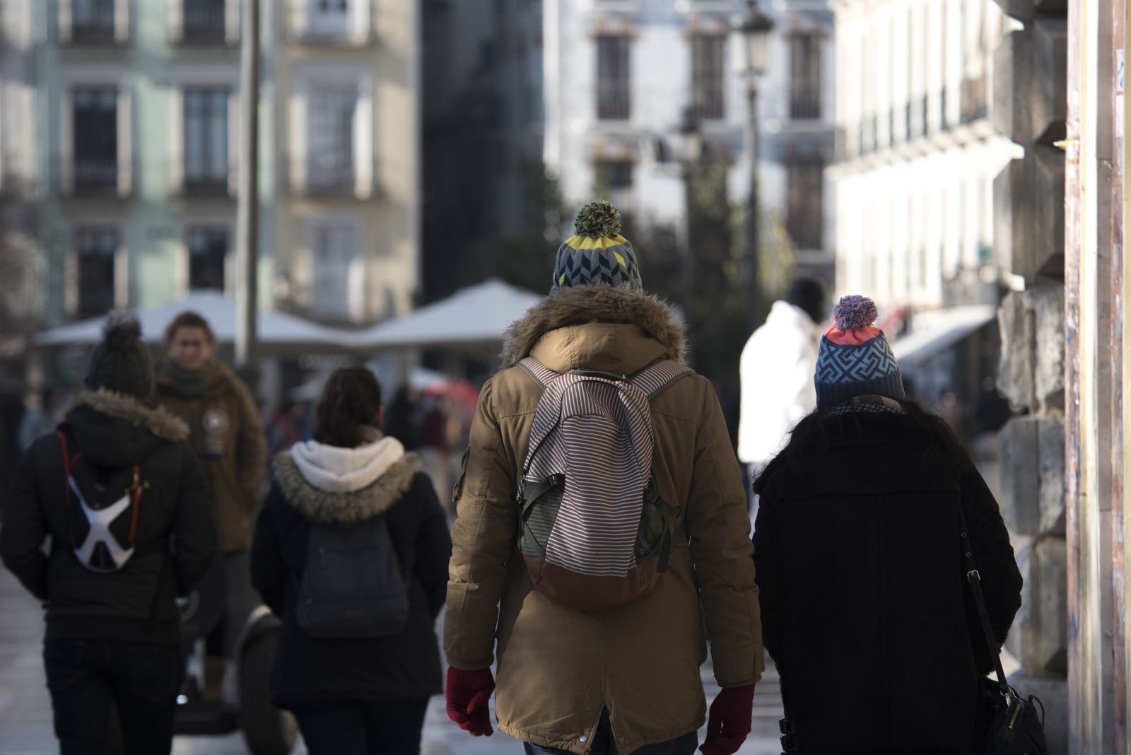Las imágenes del duro invierno en Granada