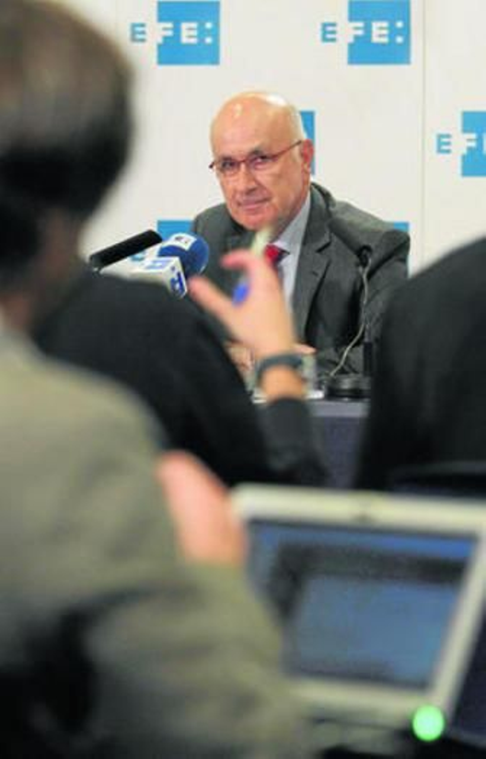 Duran Lleida ayer en un desayuno informativo en Barcelona.