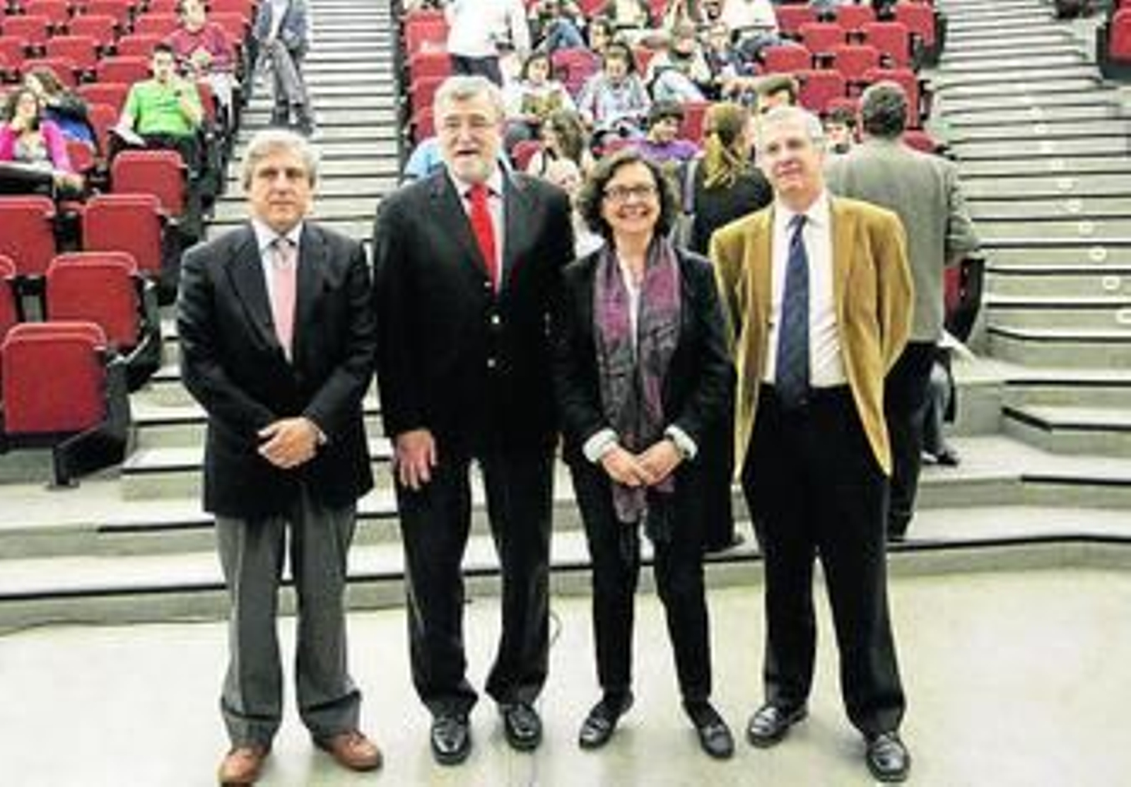López Barneo, Roldán Nogueras, Teresa Roldán y Emilio Fernández.
