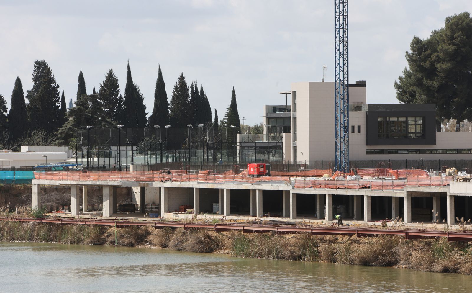 Obras en el Jardín de Las Cigarreras