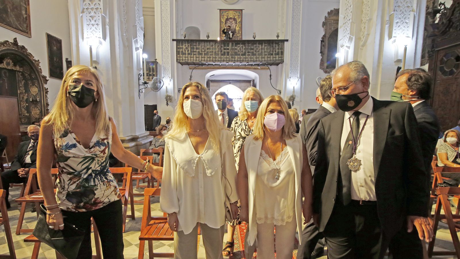 Bendición del retablo en la iglesia de San Lucas