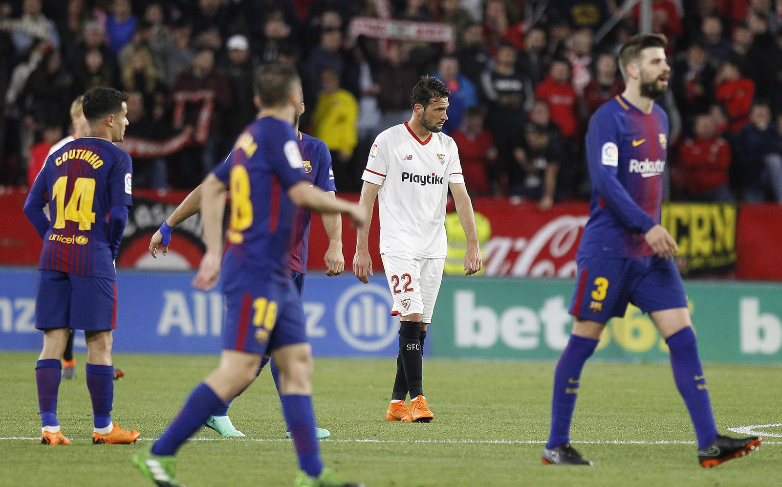 El Sevilla FC-Barcelona, en imágenes