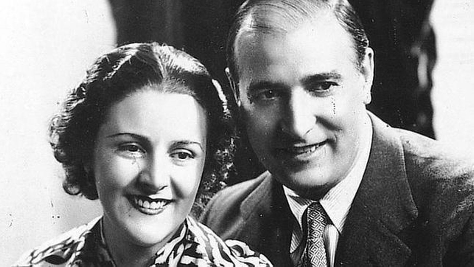 Imperio Argentina y su primer marido, el director de cine Florián Rey.