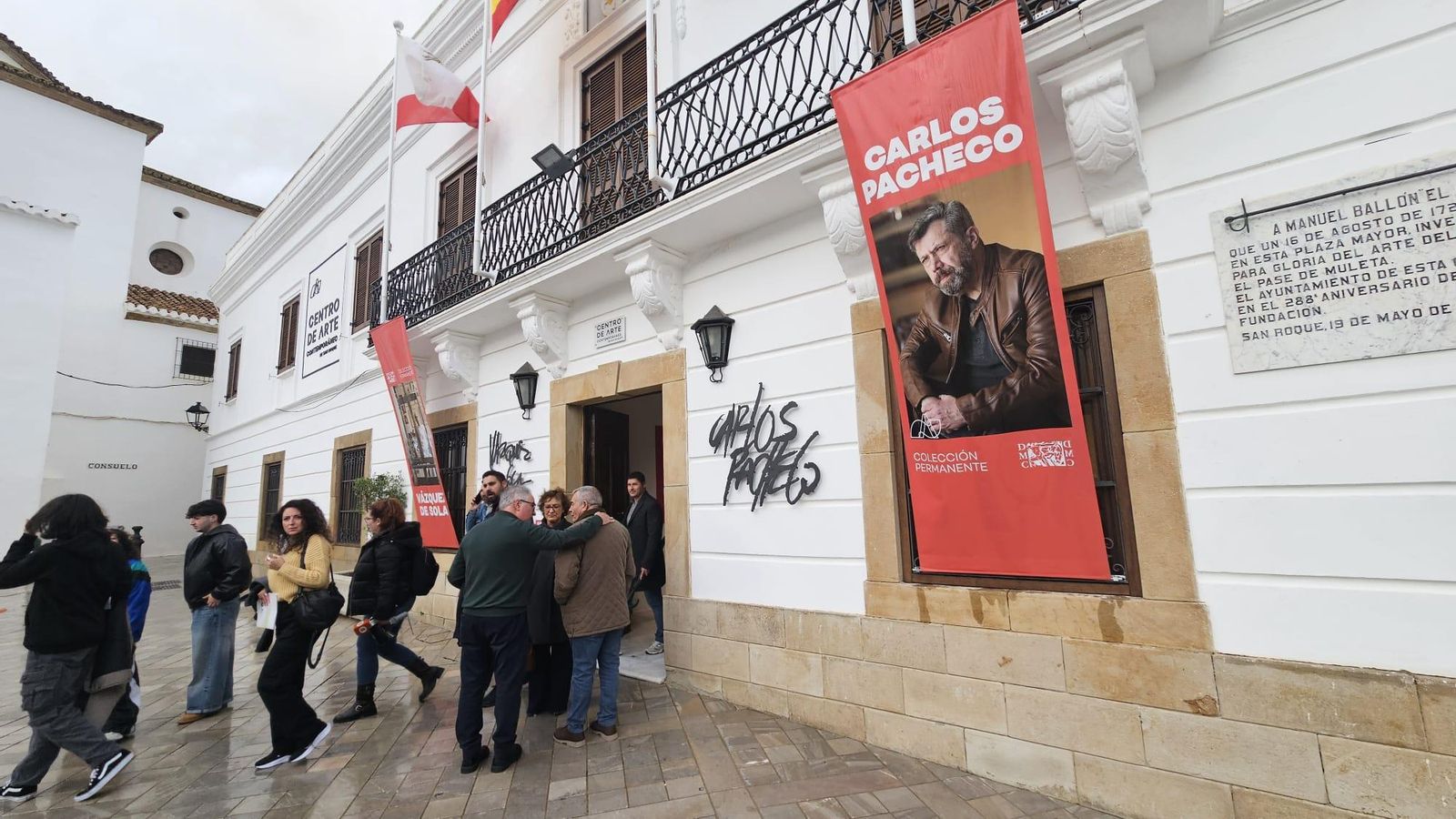 El exterior del Centro de Arte Contemporáneo de San Roque.