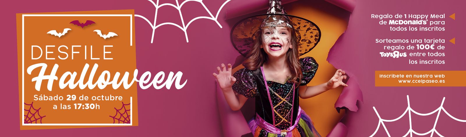 El Paseo invita a los más pequeños a disfrutar de Halloween.