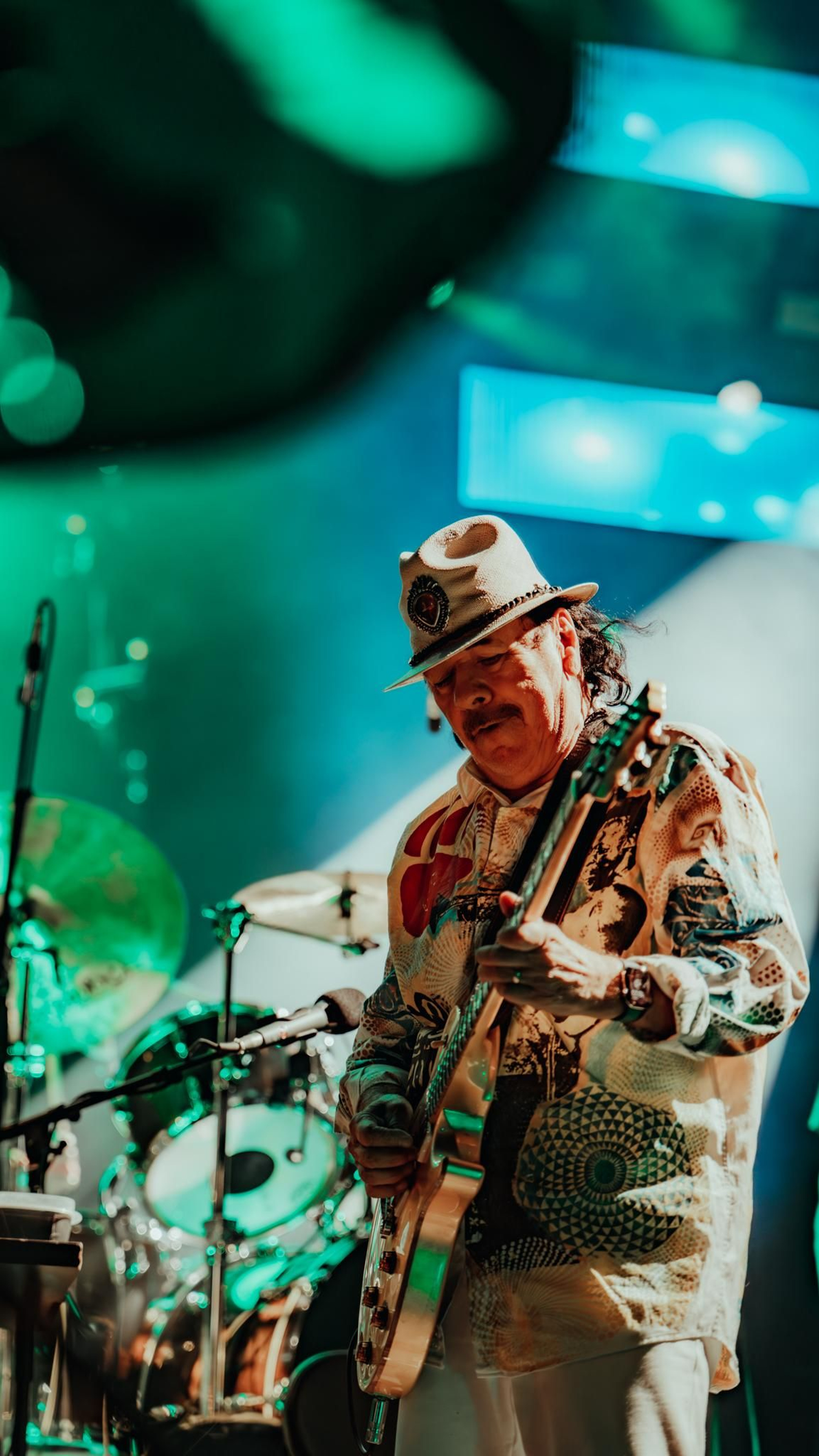 Las imágenes del concierto de Carlos Santana en Tío Pepe Festival en Jerez