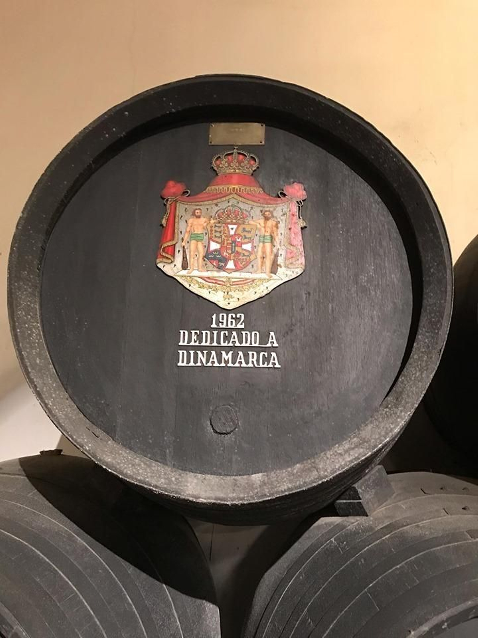 Bota del Consejo dedicada a Dinamarca en 1962.