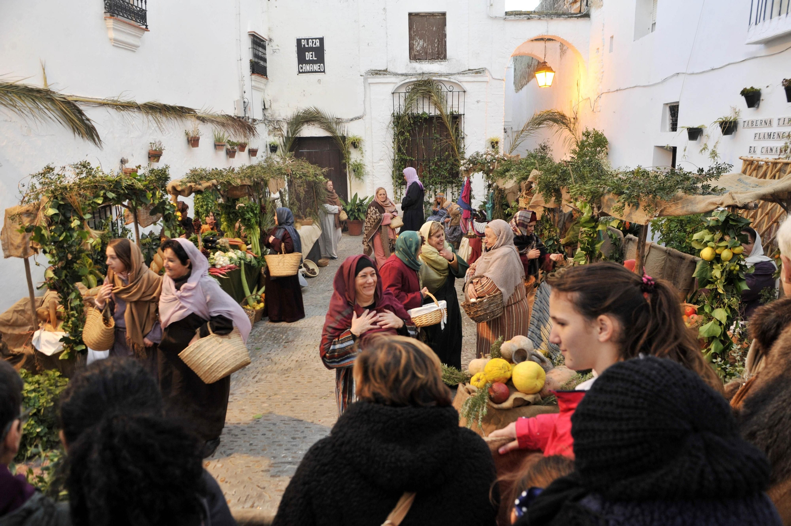 Una escena del belén de Arcos antes de la pandemia.
