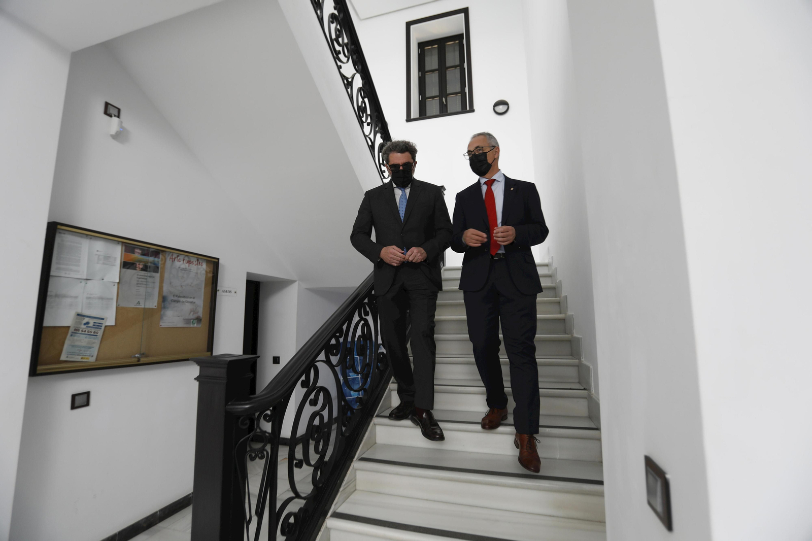 Juan Lozano y Gutiérrez Limones, en la Mancomunidad de Municipios.