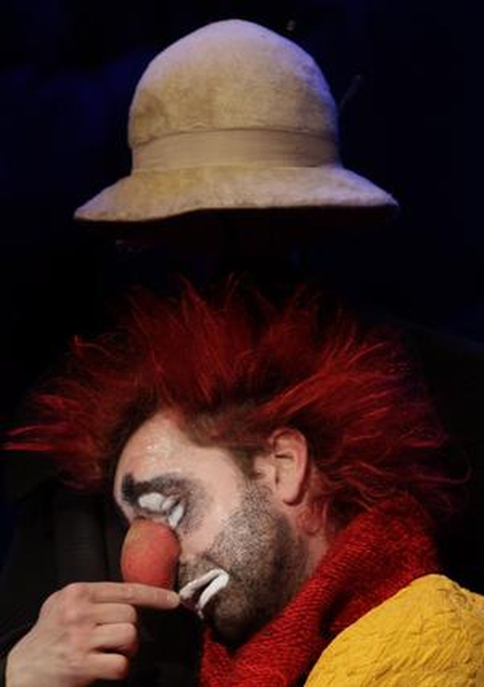 Una imagen de 'Slava's Snowshow', de la compañía de Slava Polunin. / Antonio Pizarro