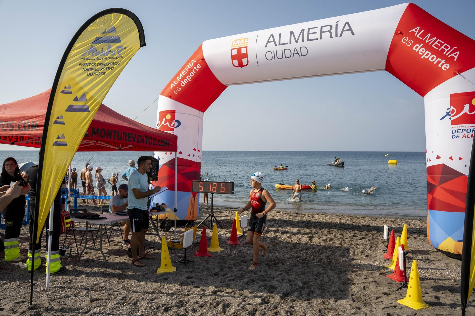 Travesía a nado Carlos Tejada de Almería