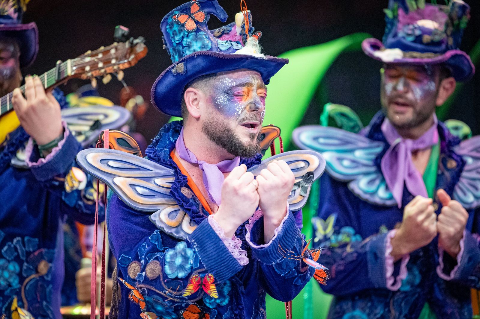 Pasodoble al accidente de tren de Adamuz de la comparsa de Punta Umbría 'Los mariposas'.