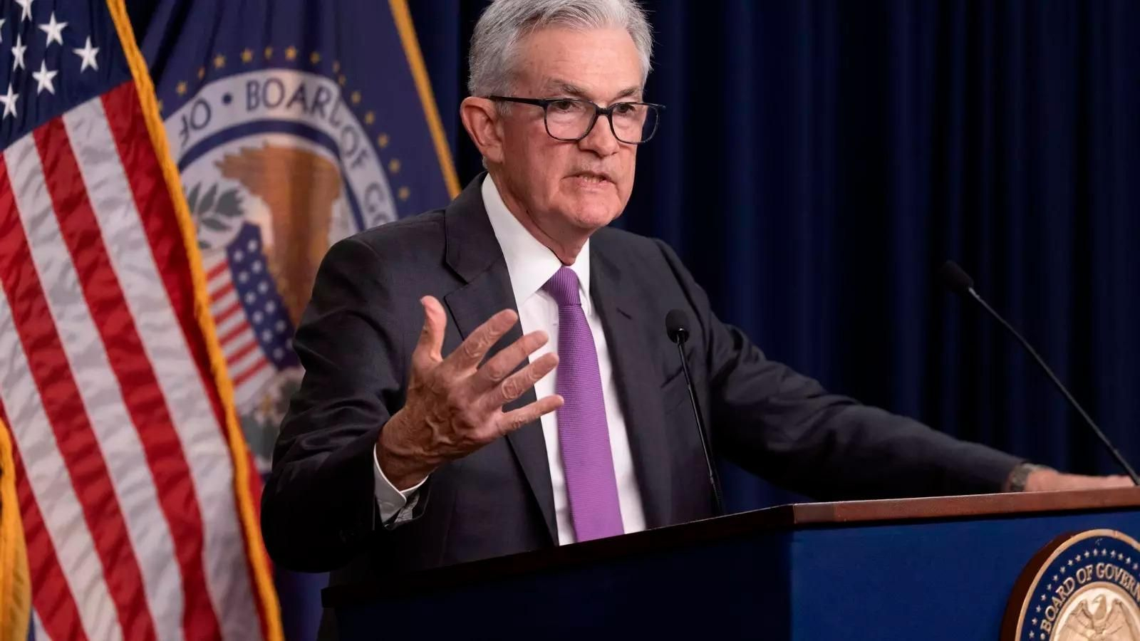 Jerome Powell, presidente de la Reserva Federal de Estados Unidos.