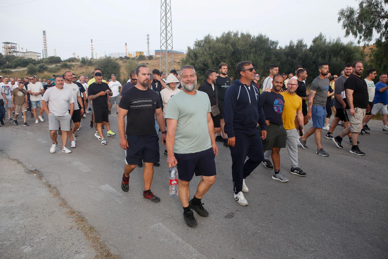 Fotos del segundo día de la huelga del metal en el Campo de Gibraltar