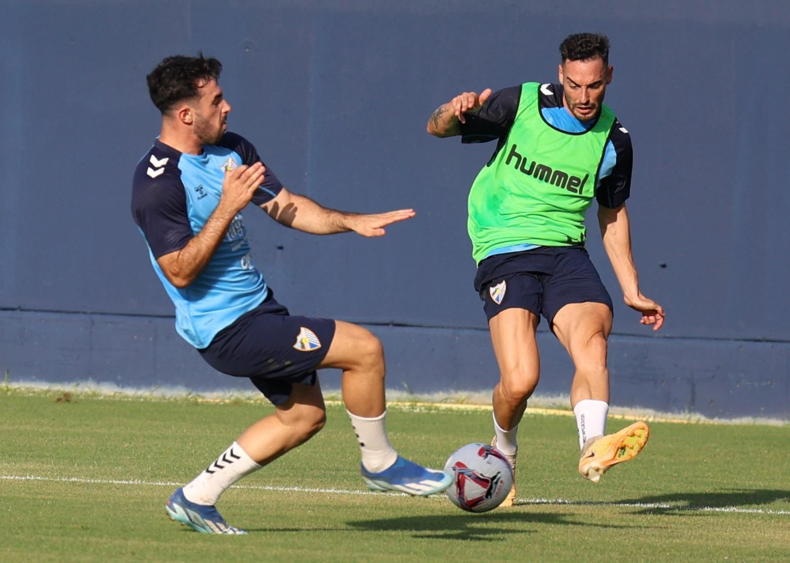 Haitam, como una moto en la última sesión del Málaga CF