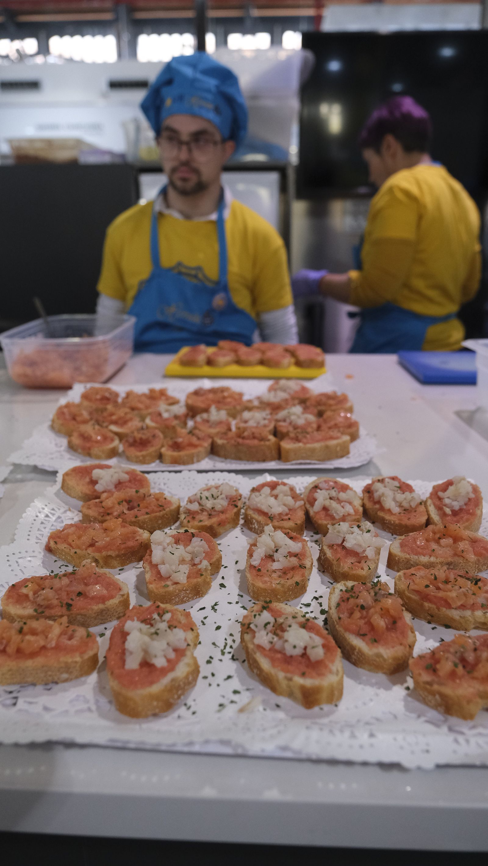 Showcooking-taller de gastronomía de Asalsido por el Día Mundial del Síndrome de Down