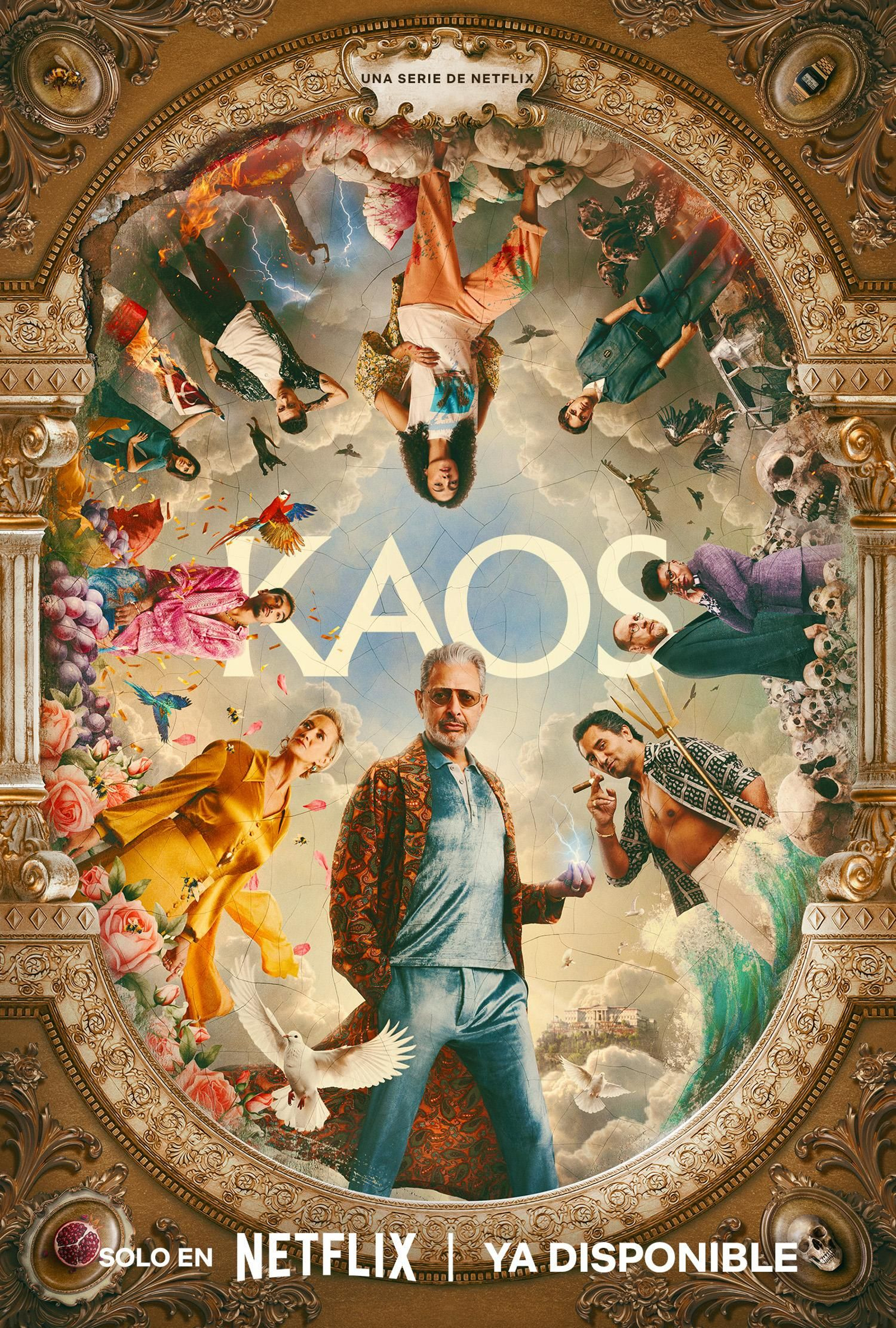 Cartel promocional de la serie con el elenco principal