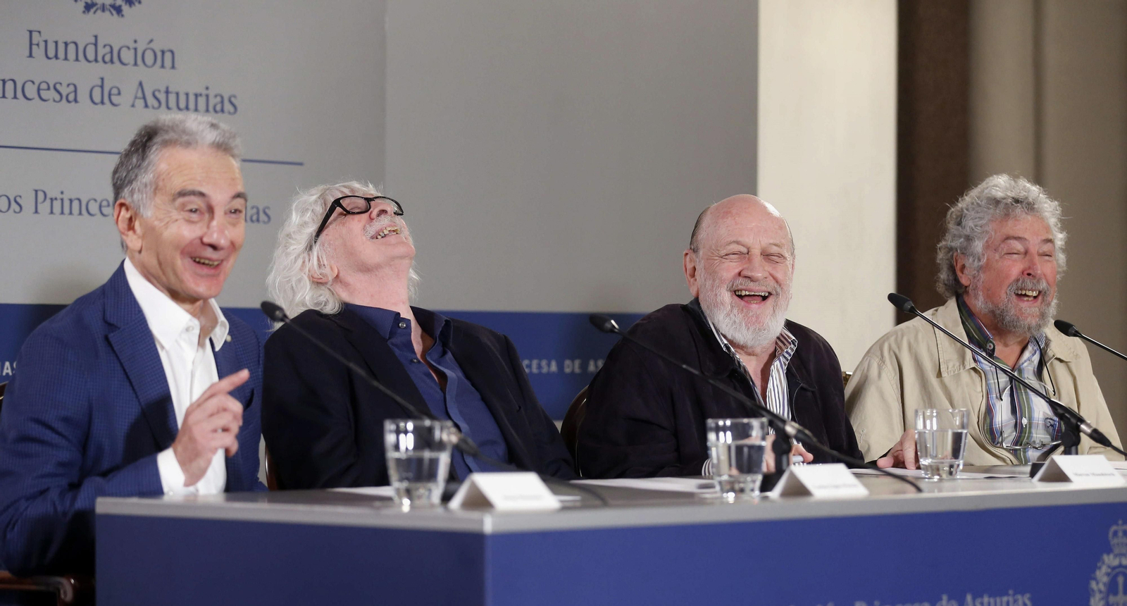 Les Luthiers, en Oviedo para recoger su premio