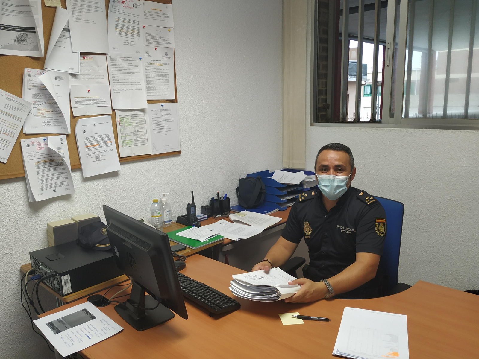 El inspector jefe de la UFAM de Almería, Miguel Ángel Ontiveros